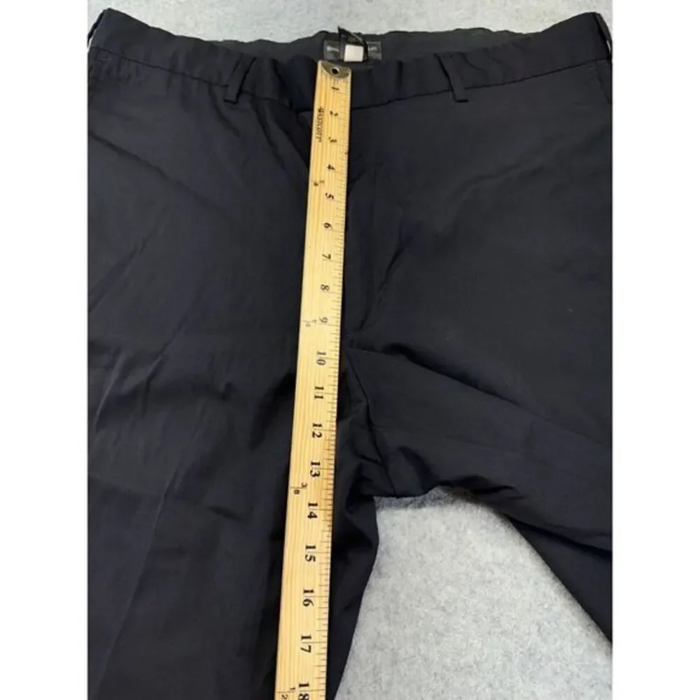 Banana Republic Stretch Pants‎ Men's 36R Black Wool Blend 36x30 Dress Work